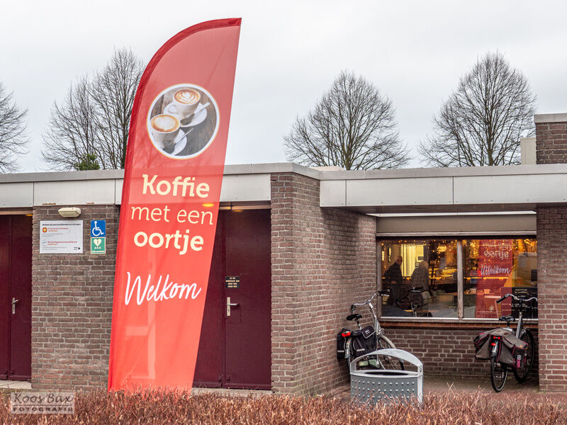 Koffie met een oortje in Swifterbant