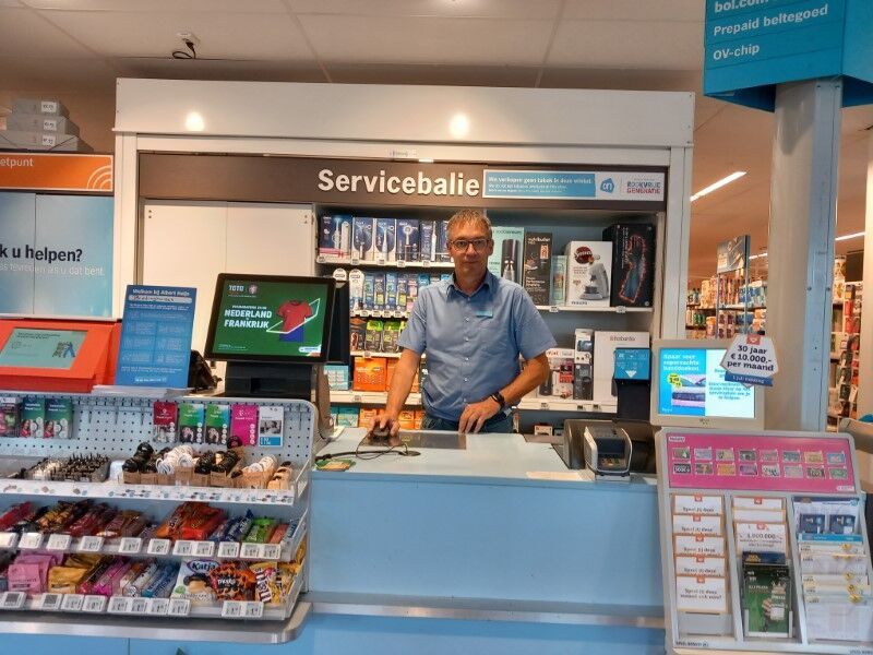 Agressie? Bij Albert Heijn in Biddinghuizen gaan ze nog fluitend naar hun werk