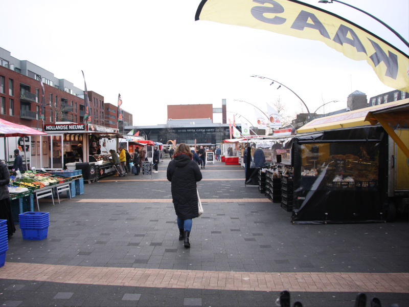 Weekmarkt toch op het Meerpaalplein