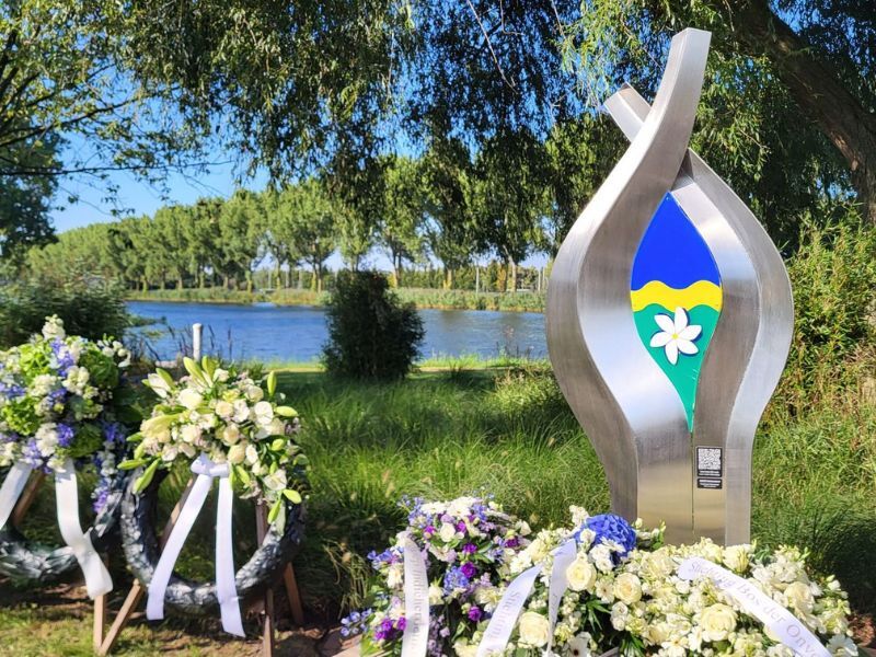 Het Indiëmonument in het Bos der Onverzettelijken in Almere