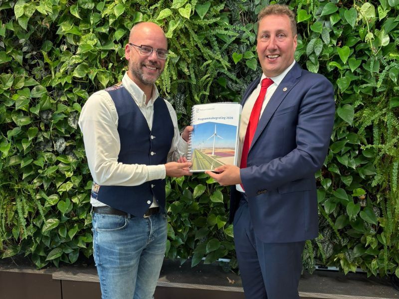 Harold Hofstra met de programmabegroting 2026
