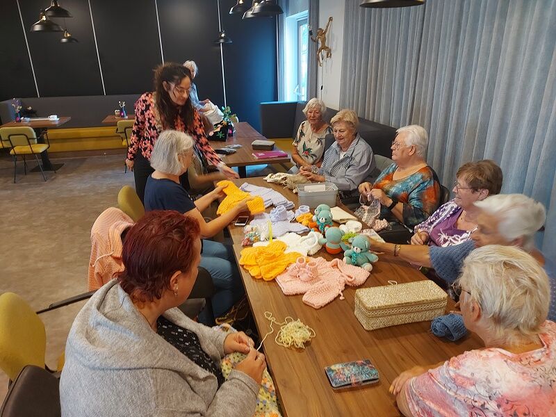 De haakblub van De Binding in Biddinghuizen.