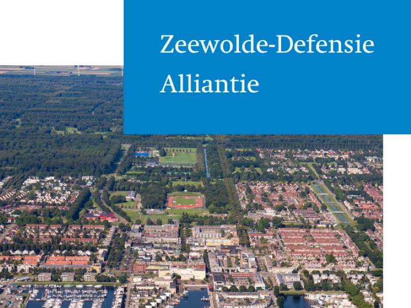 Vergezicht van Zeewolde met documentnaam erboven.