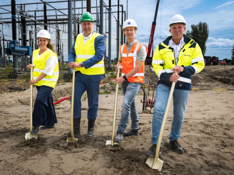 Bouw uitbreiding hoogspanningsstation Lelystad van start