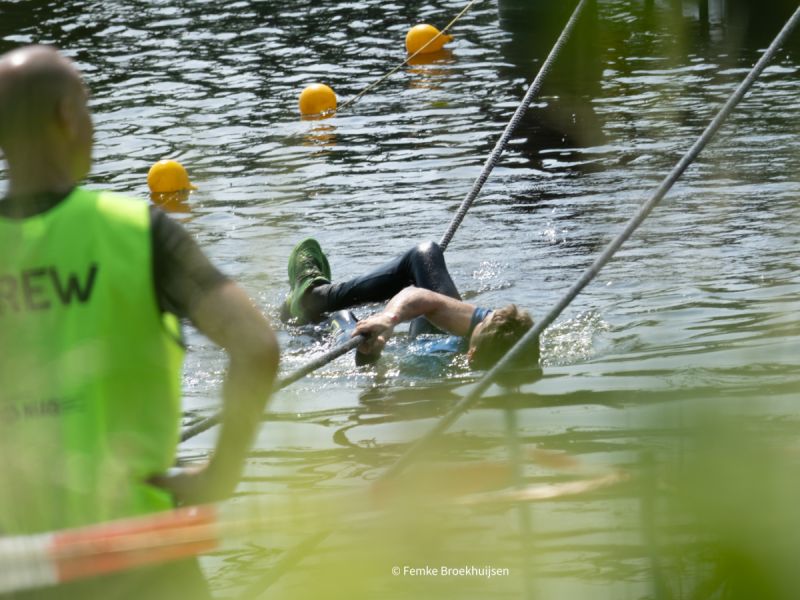 Warme maar gezellige Dronterland Survivalrun in Dronten