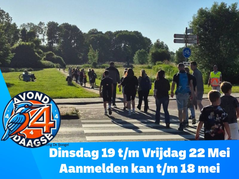 Avond4Daagse in Biddinghuizen kan doorgaan dankzij vrijwilligers