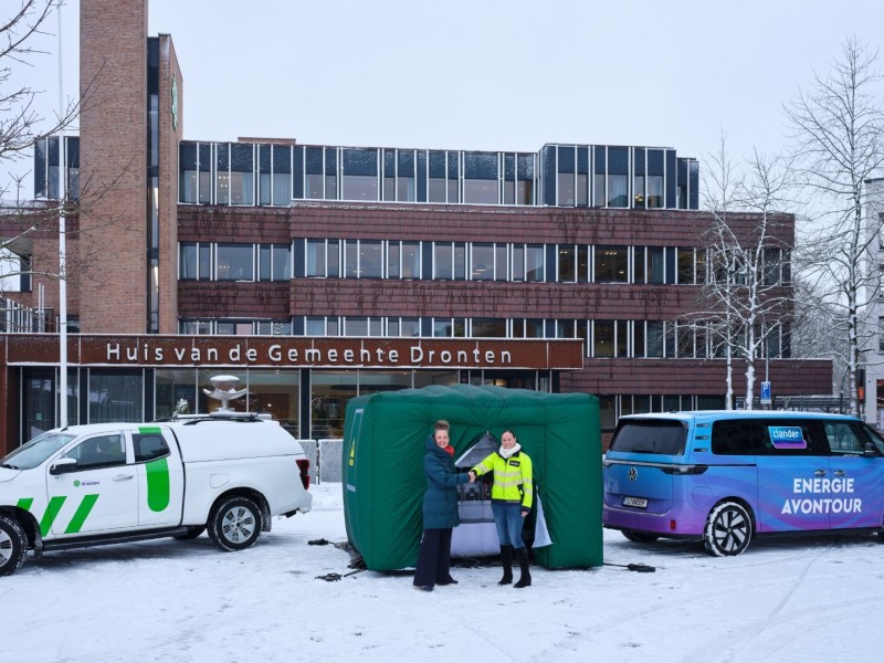 Liander gaat met opblaasbaar elektriciteitshuisje de wijken in