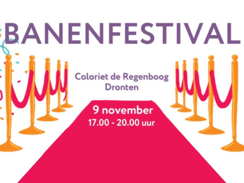Coloriet banenfestival in Dronten met koninklijk tintje op  9 november 